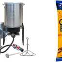 King Kooker Propane Outdoor Fry Boil Package with Zatarain's Crawfish, Shrimp & Crab Boil