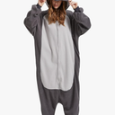 Animal Triceratops Onesie Pajamas Unisex Adult Dinosaur Christmas One-Piece Costume Cosplay for Women and Men SIZE XL
