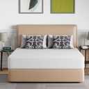 FDW | 10 Inch Queen Mattress | Medium Firm | Gel Memory Foam Mattress | White | Bed in a Box, CertiPUR-US Certified | Pressure Relief, Cooling Ventilated Foam | Washable Removable Cover