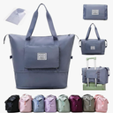 Ranslen Large Capacity Folding Travel Bag,Expansion Travel Duffel Bag with Dry and Wet Separation Portable Travel Duffel Bag