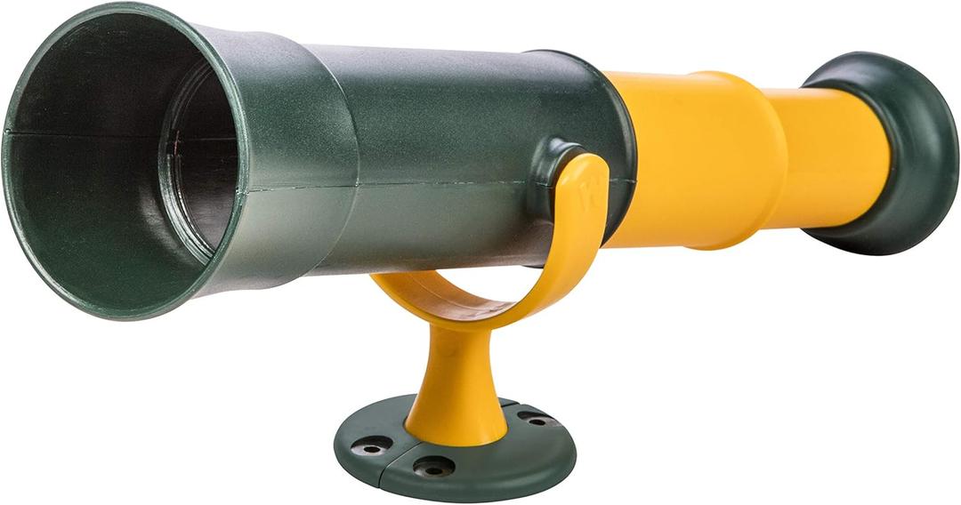 Jack and June Signature Green and Yellow Telescope Playset Attachment Featuring 360 Degree Spin