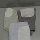 3-Pack Organic Swaddles for Newborns, Baby Sleep Sacks 0-3 Months - Baby Swaddle Wrap, Newborn Wearable Blanket, Infant Sleep Sack for Girls, Boys, Soft & Snug, Large Hook & Loop Closure (Ripple)