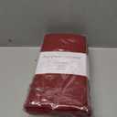 PurpleEssences Set of 12 Cloth Dinner Napkins 100% Cotton 18x18 Inch - Soft Durable Washable - Ideal for Farmhouse Party Fall Thanksgiving - Perfect Everyday Use Table Linen - Burgundy