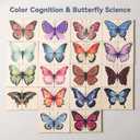 Wooden Puzzles for Toddlers Toddler Puzzles  Montessori Animal Toy Puzzle for Toddlers 3-5 Year Old  Wood Toy Learning Realistic Animals for Boy and Girl (Butterfly)