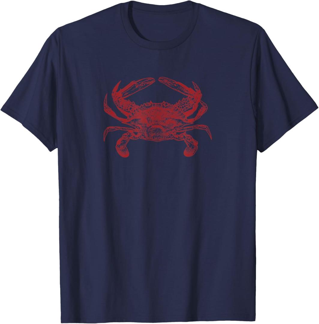 Red Crab Tee T-Shirt for Female, XL