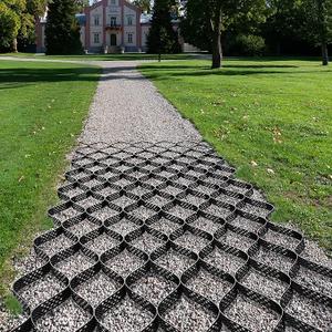 VIVOSUN 3’’ Depth Ground Grid, 9x17 ft, High-Density HDPE Geo Cell, 1885 lbs per sq ft Load, Foldable & Tensile, Easy Installation with Gloves, Perfect for Gardens, Driveways, Pathways, Slopes