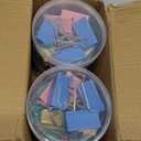 Extra Large Binder Clips 2 Inch (48 Pack), Colored Big Paper Clamps with Box Giant Binder Clips for Office and Home Supplies