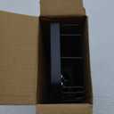 LONIN Sponge Holder Over Faucet Kitchen Sink Caddy Organizer, Stainless Steel Detachable Hanging Faucet Drain Rack for Bathroom, Scrubbers, Soap, (Black)