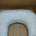 Boppy Nursing Pillow, Cream Retro Squiggles, Larger, More Supportive Pillow for Breastfeeding and Bottle Feeding; Firmer Fill, Higher Lift, Larger Area Than Original Nursing Pillow; JPMA Certified