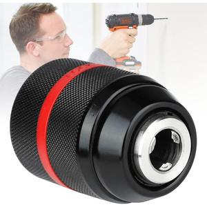 Watris Veiyi Keyless Hand Drill Chuck, 1/2-20UNF 2-13MM Self-Tighten Drill Chuck Adapter, Quick Replacement Drill Press Chuck for Many Kinds of Drill Bit