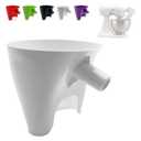 Flour Funnel for Stand Mixer, Easy-Pour No-Mess Attachment, Anti-Splash Baking Accessory, Fits Tilt-Head 4.55 Qt (KSM150 Series), Dishwasher-Safe (White)