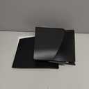 Face Plates Cover Shell with Cooling Vents for PS5 Pro Disc Edition, Matte Faceplates Accessories Compatible with PlayStation 5 Pro Console Protective Replacement Panels (Black)