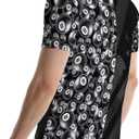 Golf Polo Shirts for Men Athletic Golf Polos Short Sleeve Performance Golf Shirts (Black, XL)