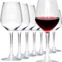 Wine Glasses Set of 8, 12oz Red Wine Glasses, for Red or White Wine, High-end Banquet, Wedding, Gift, Lead-Free Red Wine Goblets, Party, Bar, Anniversary, Housewarming