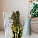 Owl Statue Garden Decor, Resin Waterproof Halloween Indoor Outdoor Lawn Yard Patio Office Living Room Decoration Gifts for Mom Women (8.3 Inch) (Bronze)