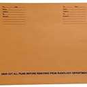 The File King Negative Preserver Envelope | 10- x 12- | Box of 500 | Made in the USA | Heavy Duty Preprinted X-Ray Jacket | Offset Thumb Cut | Ideal for Radiology Departments and Medical Offices