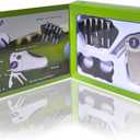 Golfer's Best Golf Gift Set: Tool - Stroke Counter, Divot Tool Repair, Brush, Ball Marker, Cleat Tightener, Club Groove Cleaner Belt Tee Holder Tees Belt Ball Holder - Gift Idea For Men Women (Green, White, Black)