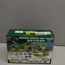 Dinosaur Toys for Kids 3-5, Glow in The Dark Flexible Train Track Playset, 2 Dinosaur Car for 3 4 5 6 7 Year & Up Old Boys & Girls Best Gift