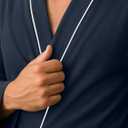 NY Threads Men's Robe Cotton Blend Knit Bathrobe (L)