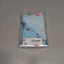 Blouse for Women Dressy Casual Summer Chiffon 3/4 Sleeve Tops Business Work Shirts Double Layered Tunic Evening Party (Large, Light Blue Floral)