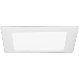 Shadid Square Recessed Ceiling Light Trim, White, Glass Albalite Lens, 9.5 Inch, UL Listed, 100W Max (Pack of 1)