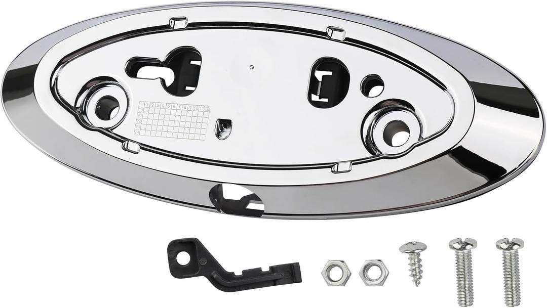 TQPONLY Tailgate Backup Camera Housing Kit | Compatible with 2013-2016 Ford Super Duty,2010-2014 Ford F150 Lincoln Mark LT,2019-2023 Ford Ranger Truck | Replaces AL3Z-19H511-A Rear Emblem Bezel