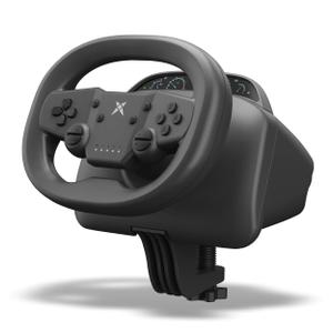 DOYO Racing Wheel - 270° Wireless Gaming Steering Wheel for PC with Linear Trigger and Dual-Vibration Motors, Bluetooth Connectivity for Switch, PS4, PS3, iOS & Android Mobile Phones