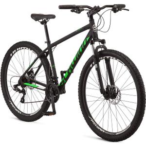 Schwinn High Timber Mountain Bike for Adult Youth Men Women Boys Girls, 24 to 29-Inch Wheels, 7 or 21-Speeds, Front Suspension, Aluminum and Steel Frame Options