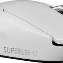Logitech G PRO X Superlight 2 Wireless Gaming Mouse, 60g Pro-Grade with 5 Programmable Buttons, 44k DPI Sensor, 8kHz Report Rate, USB-C Charging for PC/Mac - White