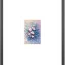 ZZFQXZ 16x20 Picture Frame Black Solid Wood 5x7in Pictures Frame with White mat or 16x20in Photo Frame Wall Home Decoratio (F22B1620W57)
