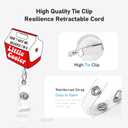 5 Pcs Funny Badge Reel Retractable Name Tag ID Clip Holder Nursing Student RN Pediatric Teacher Funny Office Work Accessories 23