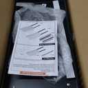 Pull Out Pots and Pans Organizer Under Cabinet, Sliding Lid Holder and Pan Rack in Kitchen, Slide Out inside Cabinet Storage for Pot Lid, Bakeware, Dishes, 8 Adjustable Dividers, 2 Pack Black