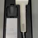 AINA Hair Dryer, Blow Dryer - Brushless Motor, 110,000 RPM Lightweight, Ionic Travel 110V/ALCI Plug(1vory White)