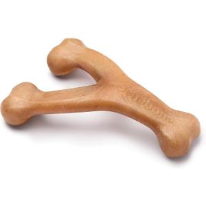 Benebone Wishbone Durable Dog Chew Toy for Aggressive Chewers, Real Chicken, Made in USA, Giant