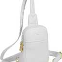Travel Small Sling Bag for Women Anti Theft Crossbody Bags Phone Purse Cross Body Fanny Pack Over the Shoulder Bags (White Light)