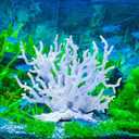 2 PCS Aquarium Coral Ornament, Blue Pink Coral Reef Decor, Artificial Plants Fish Tank Decorations, 6.89 x 5.51 inch