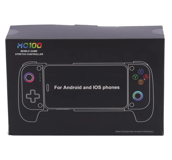 Wireless Phone Controller for iPhone/Android with Hall Joystick, Mobile Gaming Controller for iOS Support Xbox Game Pass, PlayStation, Steam Link, Call of Duty,Roblox, Cloud Gamepad