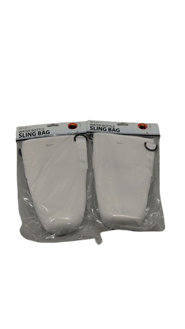 Bwell Water Bottle Sling Bag, 2pack, White
