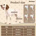 Dog Hip Orthotics Brace, Dog Hip Dysplasia Brace, Support for Hip Dysplasia, Arthritis, Luxating Patella, Back Leg limping, Relieve Hip Pain and Orthodontic Assistance - Medium