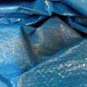 Blue Canvas Tarps Sheet Truck Heavy Duty Waterproof Tarpaulin with Eyelets 0.45mm Thick 3x3m 4x4m 5x5m Ground Sheet Fishing Camping Outdoor Tarpaulin (Size : 1.5x2.7m)