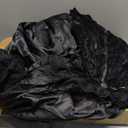 Foaincore Halloween Witch Vampire Costume Black Hooded Tulle Cloak for Women with Gothic Lace Jewelry Set Mask Gloves Denture (Small)