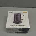 Self Heating Coffee Mug T2, 16oz Smart Heated Coffee Mug, 150 Min Battery Life - Hot up to 149 Temperature Control Coffee Mug Warmer, Gifts for Dad Mom (No APP) (Graphite)