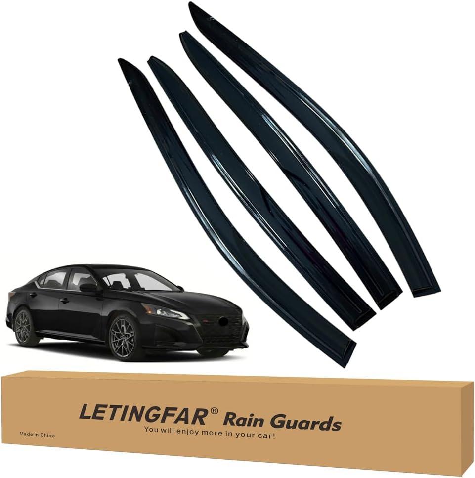 Window Visors Rain Guards for Nissan Altima 2019 2020 2021 2022 2023 2024 Accessories, Wind Deflectors Vent Shades for Nissan Altima