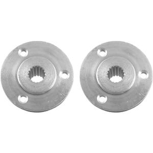 3 Stud Rear Wheel Hub Shaft, Steel Alloys, Improved Vehicle Stability, 17T for Quad Bike ATV Kart, 17mm Bearing Bore, 48mm Hub Hole Spacing, Fits 5 Inch Tires