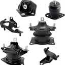 Engine Motor and Transmission Mount Compatible with 2003-2007 Accord LX EX SE 3.0L Automatic Trans - Replaces A4527HY A4526HY A4525 A4544 A4517 A4524