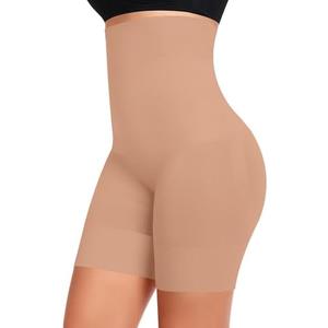 Werena Tummy Control Shapewear Shorts for Women Seamless High Waisted Body Shaper Shaping Underwear Girdle Panties Size S