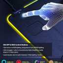TopMade Wireless Charging RGB Mouse Pad, Waterproof Gaming Desk Pad with 4 Light Modes & 11 RGB Colors, Ultra-Smooth Surface, Non-Slip Base, 31.5"x15.75" XXL Large Desk Mat for MacBook, PC, Laptop
