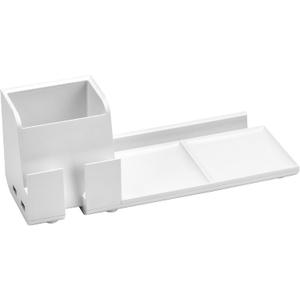 Bostitch Office Konnect Charging Station Desk Organizer Base, USB Phone Stand Compatible with Cell Phones & Tablets, White (KT2-BASEPHONE-WHT)