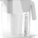 Culligan with ZeroWater Technology 12-Cup Water Filter Pitcher – Includes 5-Stage Advanced Water Filter, IAPMO Certified to Reduce Lead, Total PFAS (Forever Chemicals), Mercury, Fluoride, and Chlorine