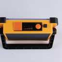 120W Solar Rechargeable Work Light, 144 LED 10000LM Portable Flood Light with Stand, IP66 Waterproof 4 Modes LED Job Site Lighting Flashlights for Mechanic Camping Fishing Car Repair
